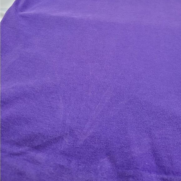 VINTAGE 90s t-shirt single stitch purple boxy‎ crew neck unisex tee M - Picture 7 of 11